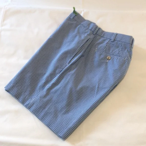 Mens Peter Millar gingham check shorts - Picture 1 of 5